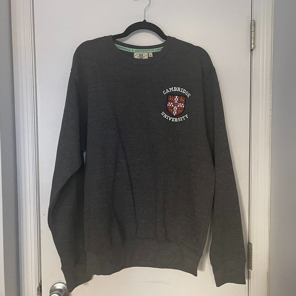 Official Ryder & Amies Cambridge University Sweatshirt Charcoal XL
